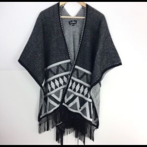 Sam Edelman Fringe Cape / Poncho